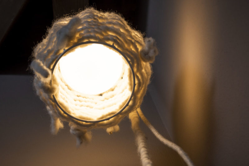PICCOLA RIBELLE - lampada con filo bianco - immagine 5