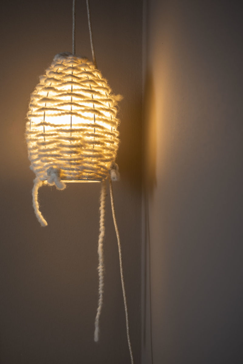 PICCOLA RIBELLE - lampada con filo bianco - immagine 6