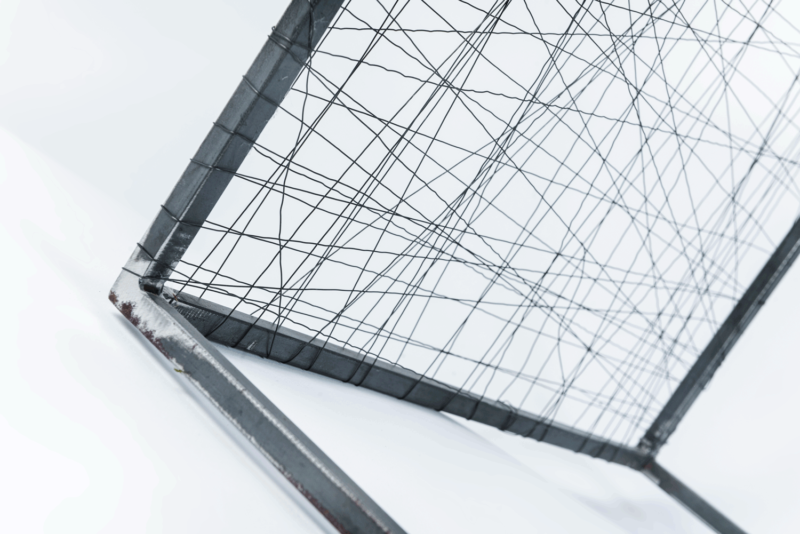 COMPOSTO - candelabro quadrato in ferro - immagine 3
