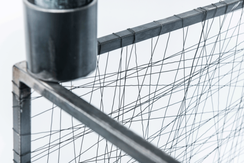 COMPOSTO - candelabro quadrato in ferro - immagine 4