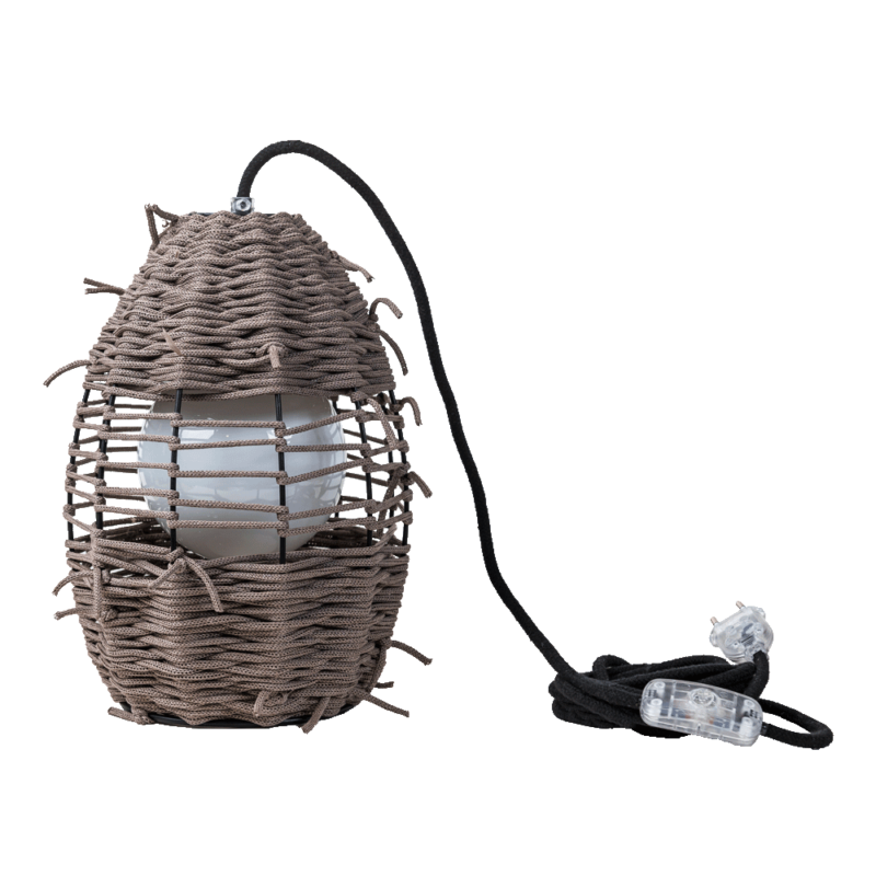 PICCOLA RIBELLE - lampada con filo tortora - immagine 3