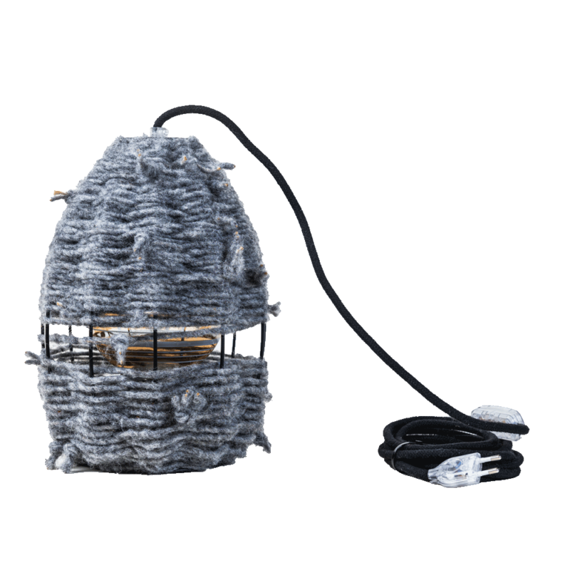 PICCOLA RIBELLE - lampada con filo grigio - immagine 3
