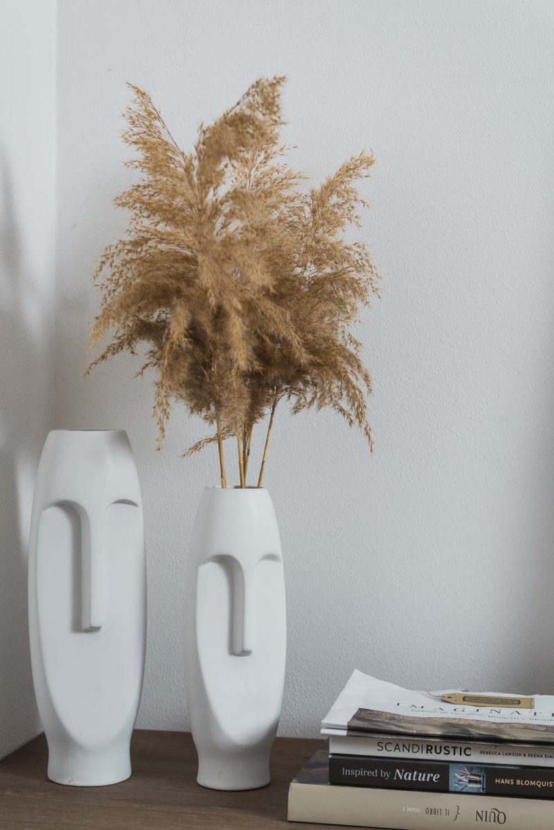 Vaso in ceramica con viso scolpito - immagine 5